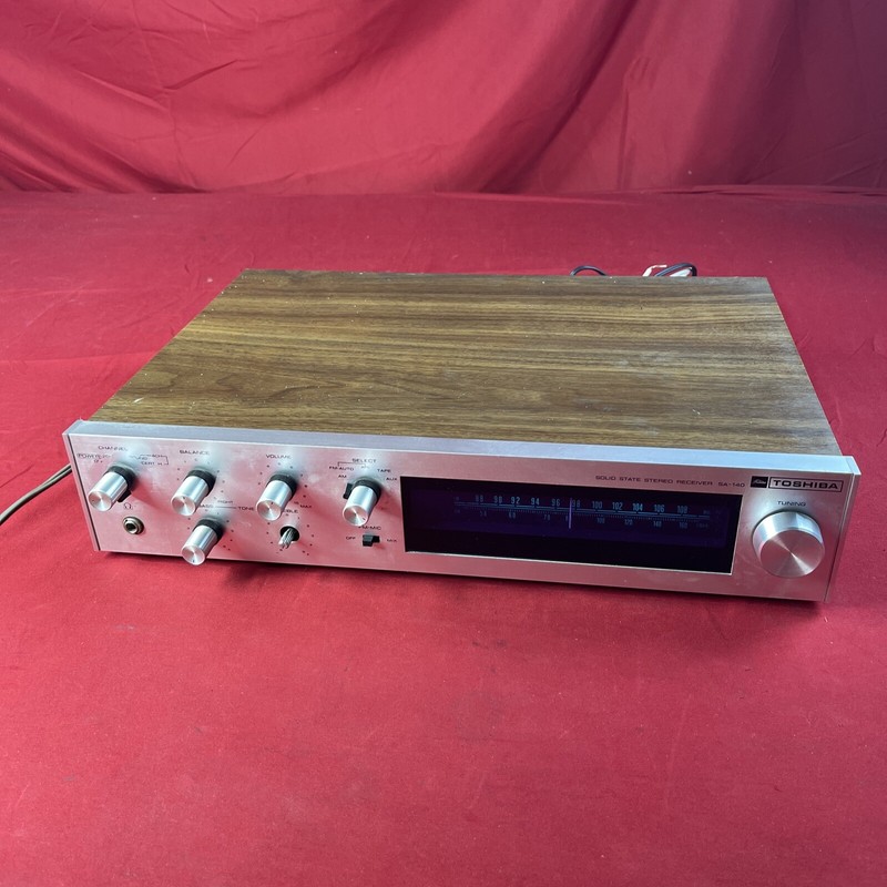 Vintage Toshiba (SA-140) FM-AM Solid State Stereo Receiver Made In Japan – Rare!
