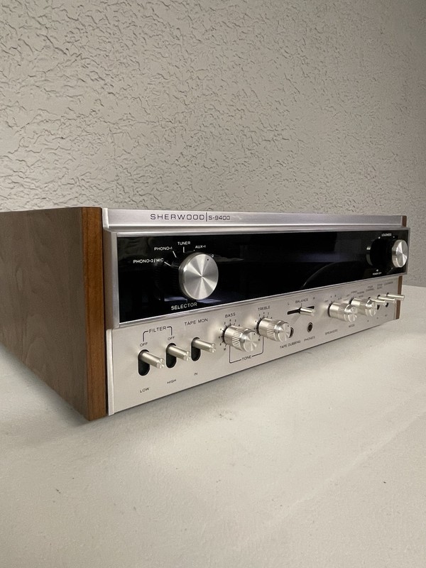 SHERWOOD S-9400 stereo dynaquad amplifier gallery