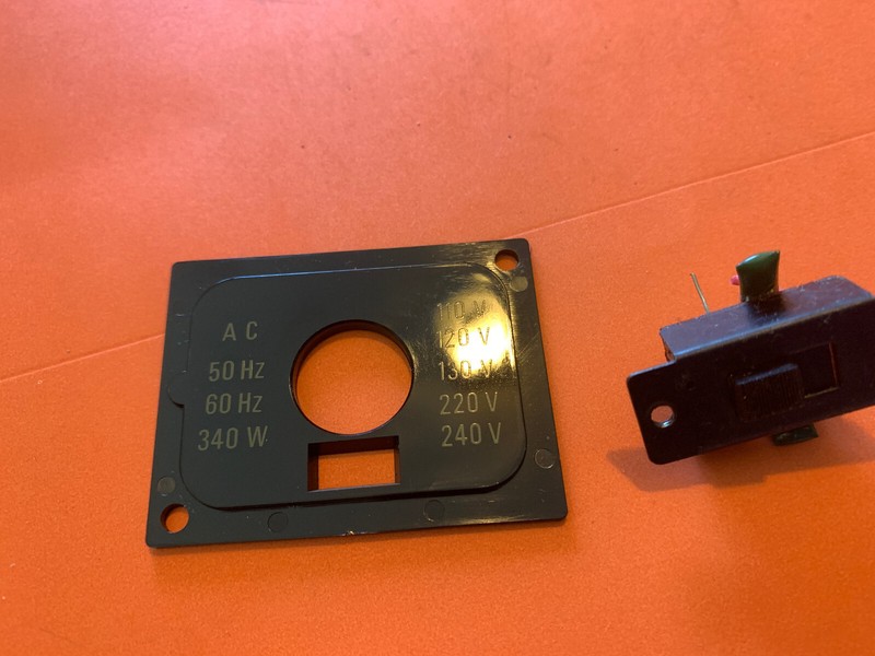 Pioneer QX-747 Quad Receiver Parting Out Switch and Cover