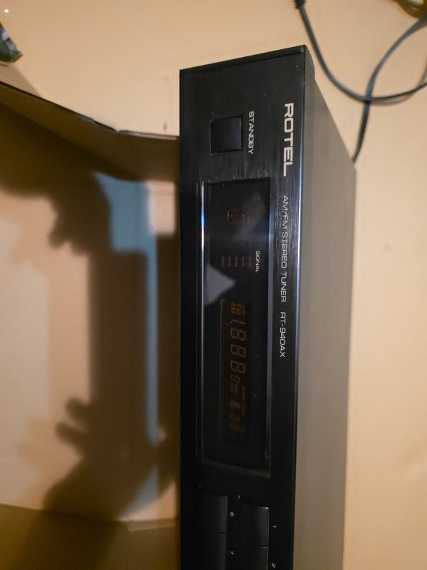ROTEL RT-940AX AM/FM Receiver Tuner NO REMOTE Black Stereo Pre-owned gallery