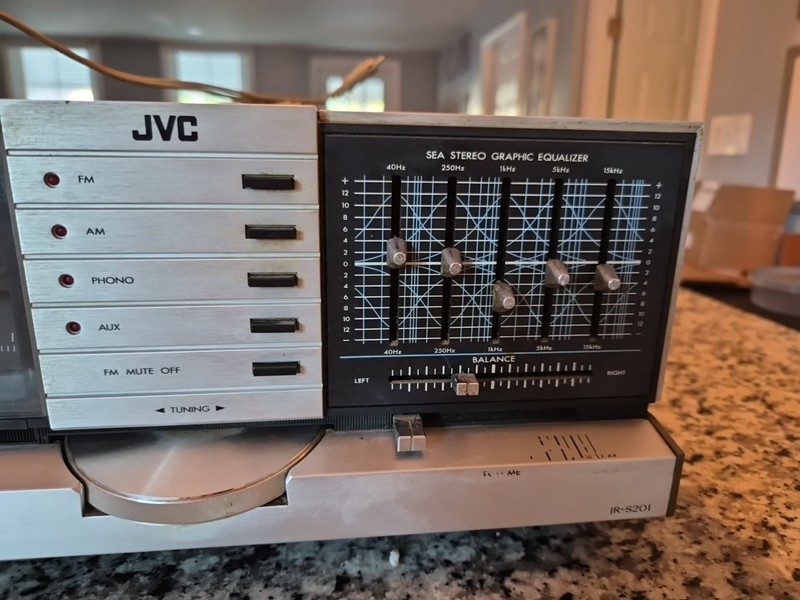 VTG JVC JR-S201 DC-Integrated Receiver with S.E.A Graphic Equalizer PARTS/REPAIR gallery