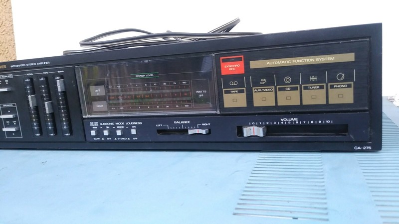 Fisher CA-275 good working Integrated Stereo Amplifier parts Parting Out , g323 gallery