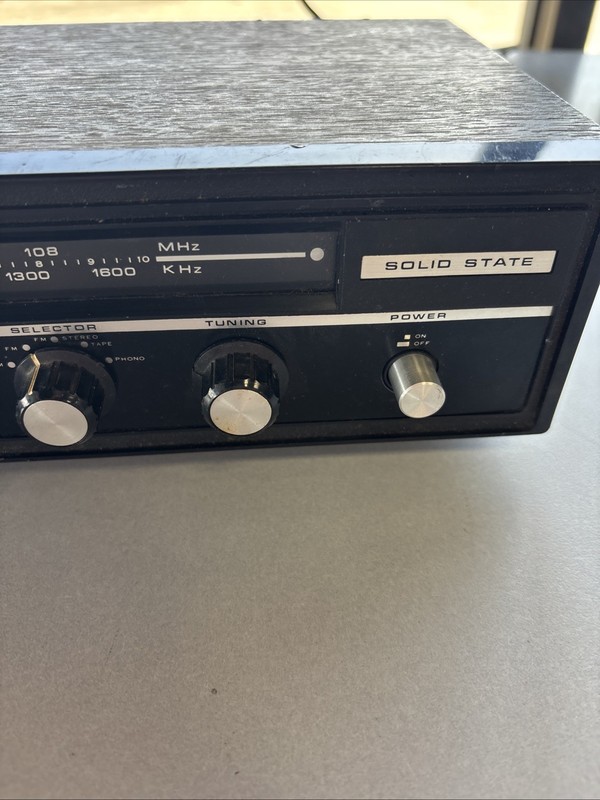 Standard Solid State Rare Vintage Tuner Receiver Wood Grain SR-A102SU READ gallery