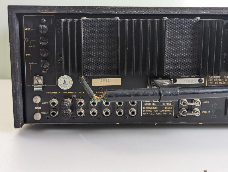 Fisher RS-1050 Stereo Receiver Tested Working Silver 1978 Japan Vintage 60 WPC gallery