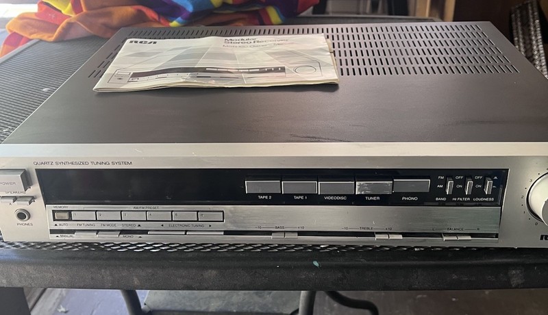 RCA Quartz Synthesized Stereo Receiver Model MSR130 Vintage Excellent Condition