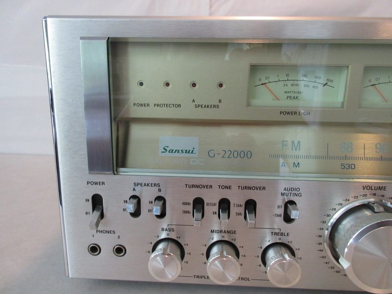 Sansui G-22000 Receiver + Two Floor Speakers - One Owner - Fully Functional gallery