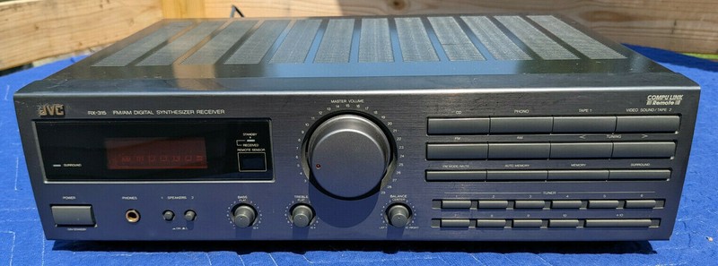 Vintage JVC RX-315 FM/AM Radio Digital Synthesizer Receiver