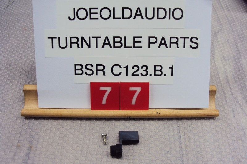 BSR C123.B1 Turntable Start, Size, Speed Knob. Tested Parting Out C123.B.1