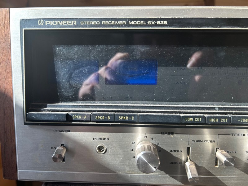 pioneer sx 838 stereo receiver