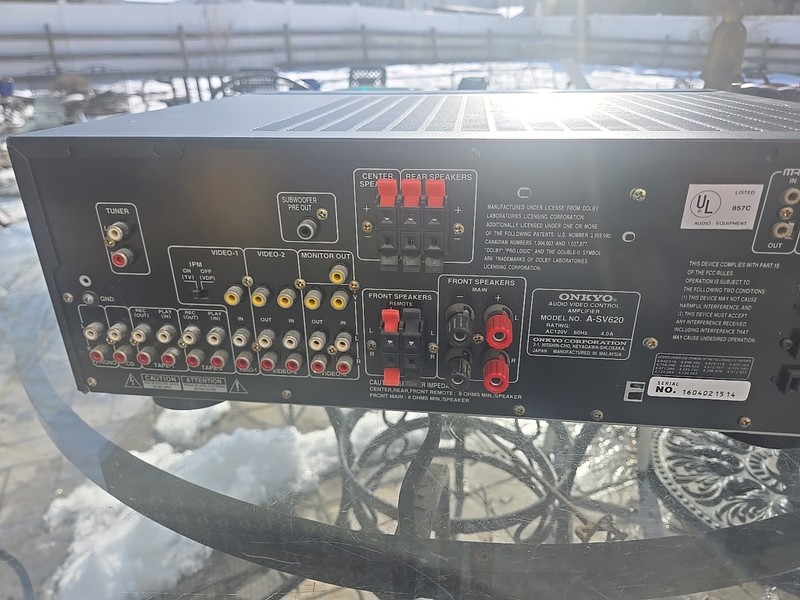 ONKYO Audio Video Control Amplifier A-SV620 Tested gallery