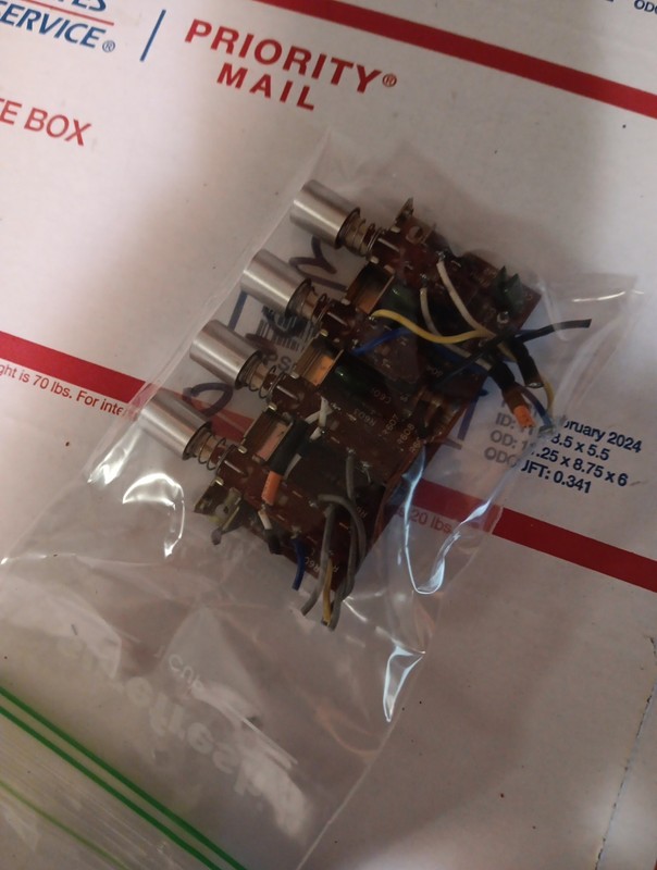 Marantz 2270 Push Button Assembly Mone Low Filter Hi Filter