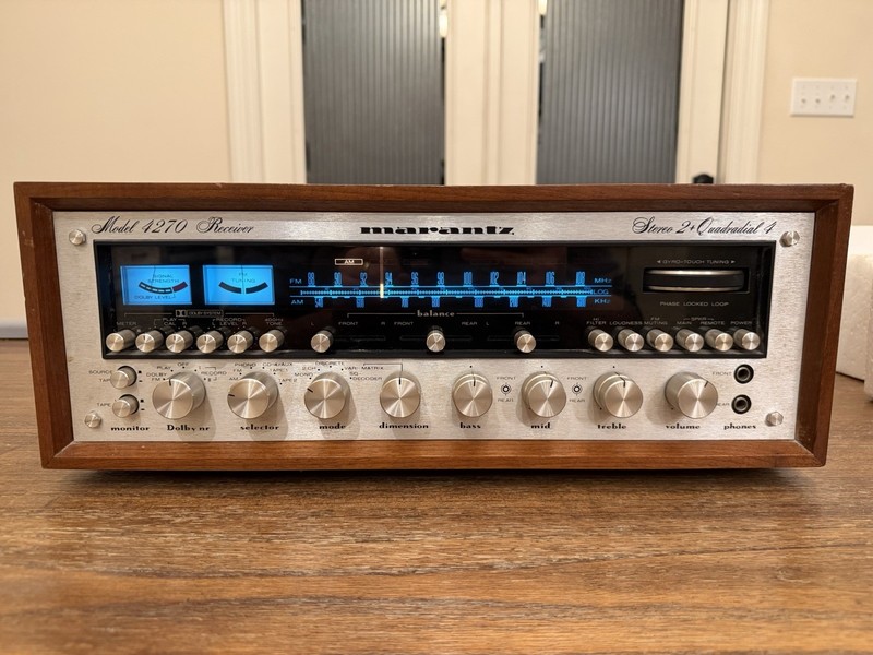 MUST SEE -TIME CAPSULE - Marantz 4270 Stereo 2+ Quadradial 4 Receiver gallery