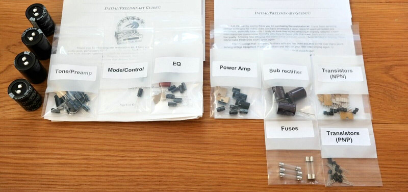 Harman Kardon 730 HK730 partial restoration kit service recap capacitor rebuild