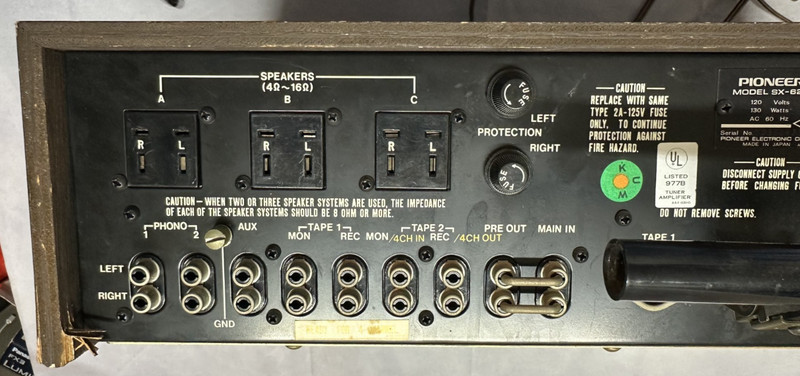 Pioneer SX-626 Stereo AM/FM Receiver (RECEIVER ONLY) USED/WORKS gallery