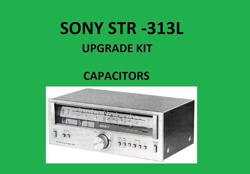 Stereo Receiver SONY STR-313L Repair KIT – all capacitors
