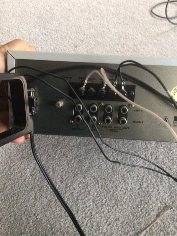 Vintage Sanyo DCR 100 AM/FM Stereo Receiver | Silver | Tested OK | Made in JAPAN gallery