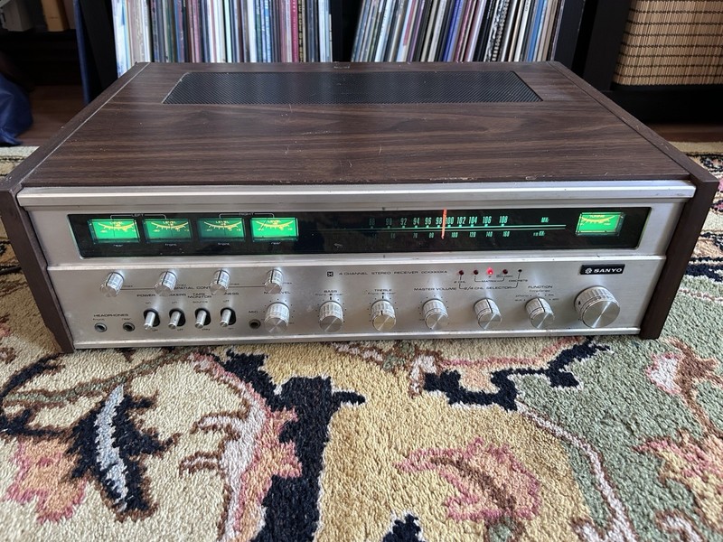 Sanyo DCX3300KA Stereo Receiver Vintage 1970’s Quadraphonic Unit See Description