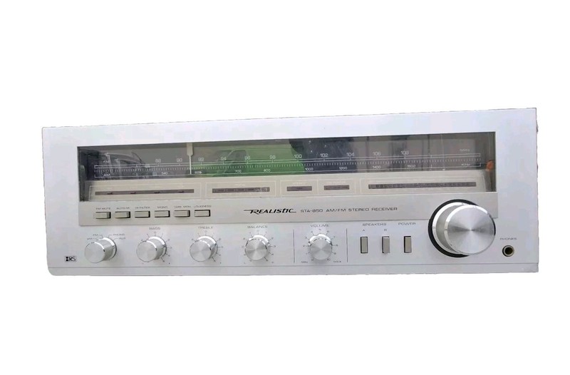 Vintage Realistic STA-850 Stereo Receiver SilverFace Tested