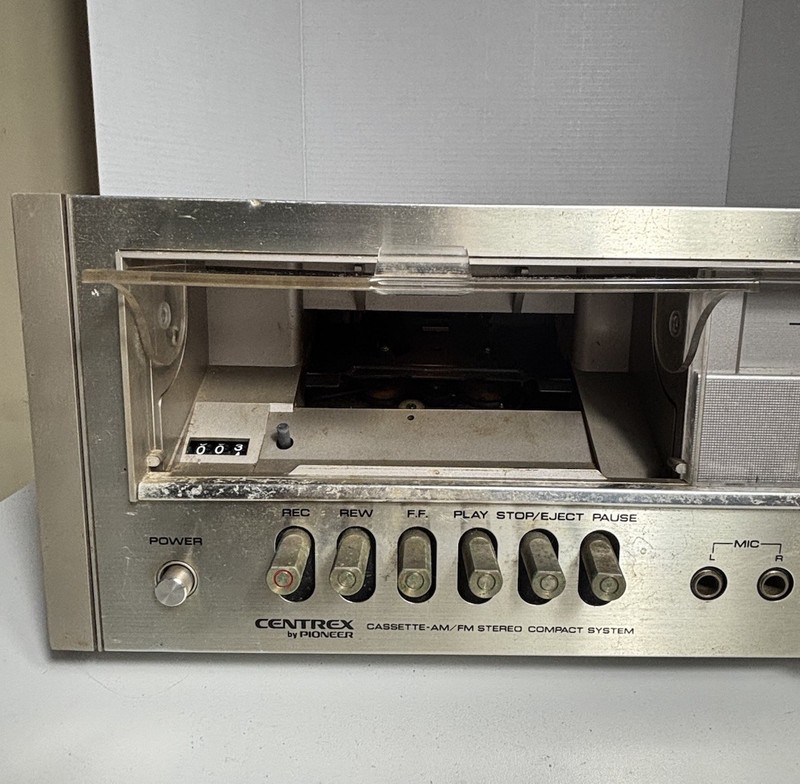 Centrex Pioneer KH-505 Cassette AM FM Stereo Receiver Tested AM & Tape Work READ gallery