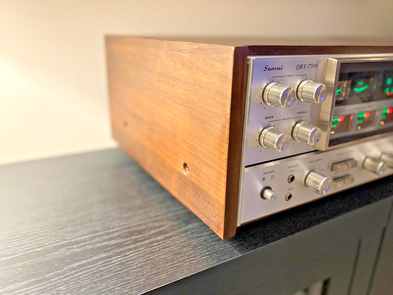 Sansui QRX-7500 - Serviced - Wood Case rebuilt / stained and sealed - tested gallery