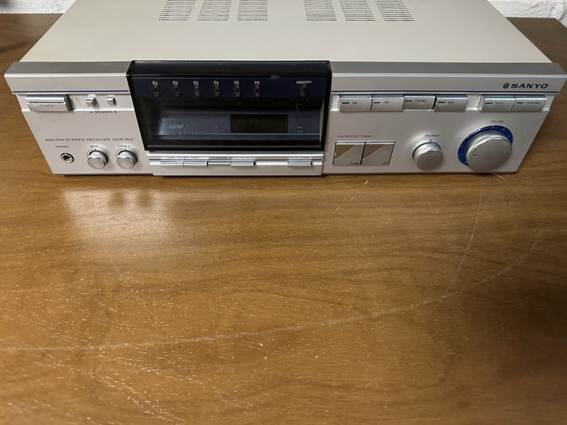 Sanyo Dcr350 Receiver Stereo Amplifier Tested Working Read
