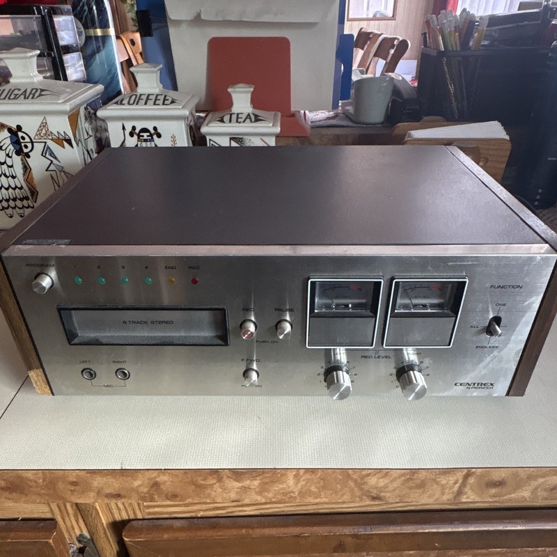 Centrex by Pioneer RH-60 8-Track Stereo Tape Deck 120V 60Hz 25W