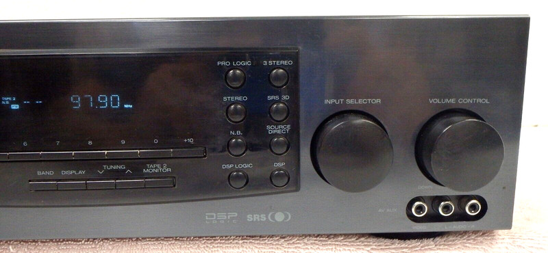 1997 KENWOOD 107VR Audio/Video AM/FM Receiver/Tuner/Amplifier Manual & Remote gallery