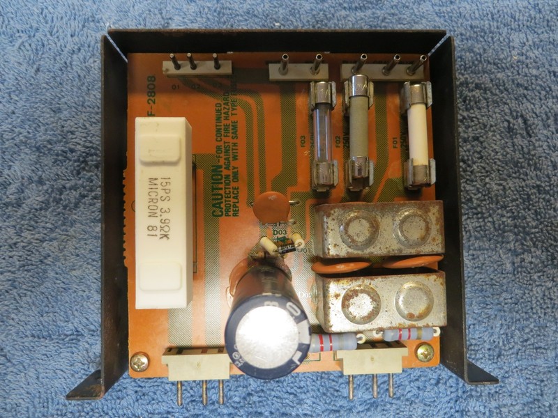 SANSUI G9000/G901 STEREO RECEIVER POWER SUPPLY (L) CIRCUIT BOARD PART # F-2808