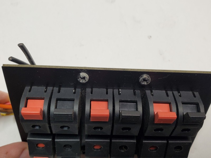 Onkyo TX-4500 Receiver PARTS - Speaker Connector Plate gallery