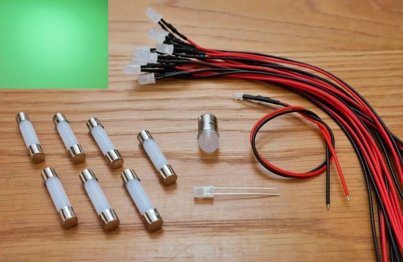Harman Kardon HK 930 receiver replacement GREEN LED kit lamps bulbs lights READ
