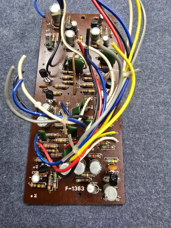 Sansui QR-4500 Receiver Part – F-1363 Tone Block Circuit Board