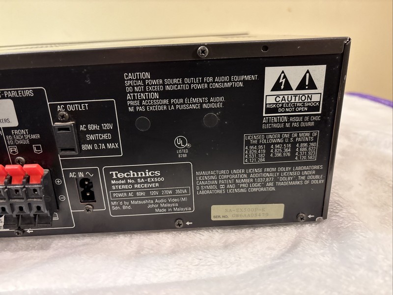 Technics SA-EX 500 Stereo Receiver For Parts . gallery