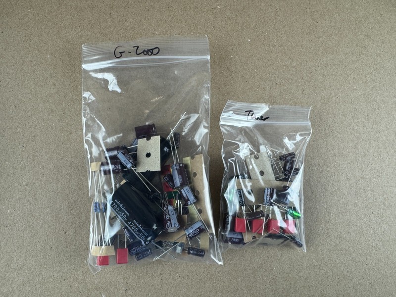 Sansui G-2000 Complete Recap Kit High-Quality Receiver Rebuild Transistors