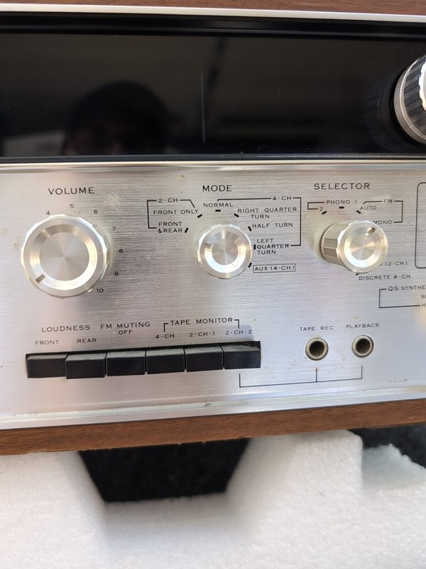 sansui receiver Vintage QRX 6500 For Parts Or Repair Please Read. gallery