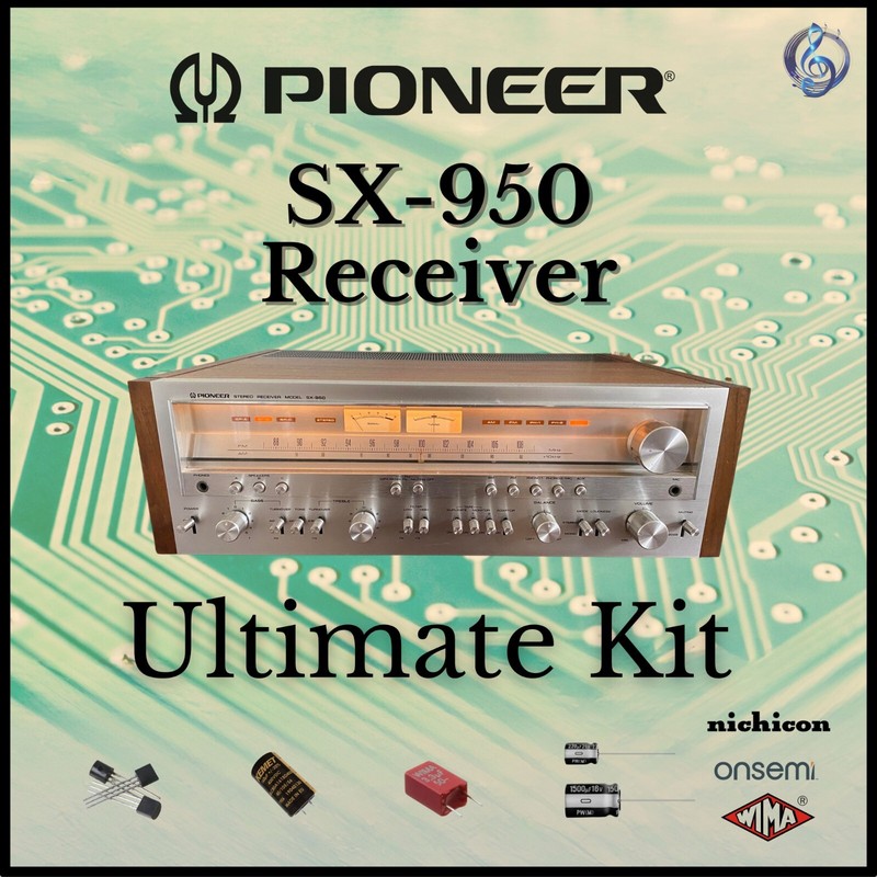 Pioneer SX-950 Receiver Ultimate Upgrade Kit Genuine Parts Restoration