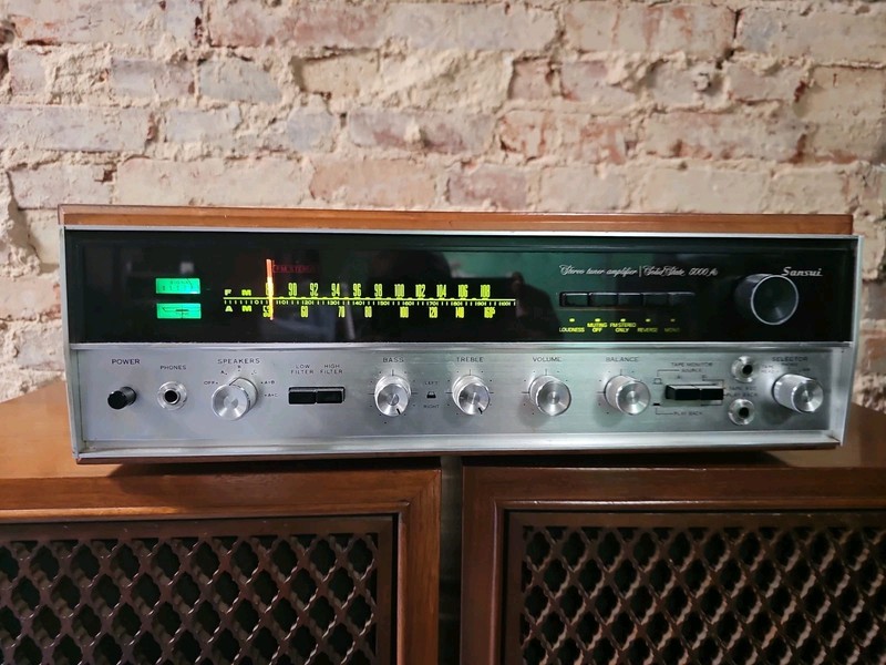 Sansui 5000A Stereo Receiver & Sansui SP1500 Speakers Excellent Condition gallery