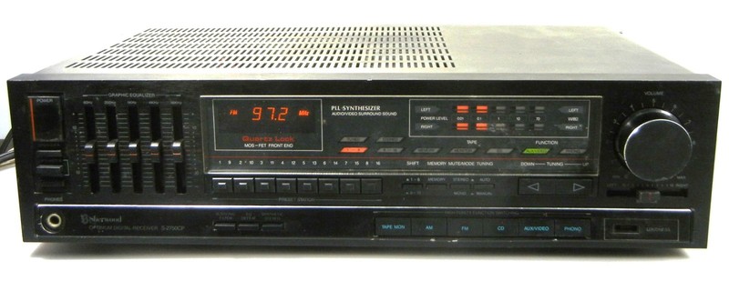 Sherwood S-2750 CP Stereo Receiver with Graphic Equalizer Sold for Parts Repair