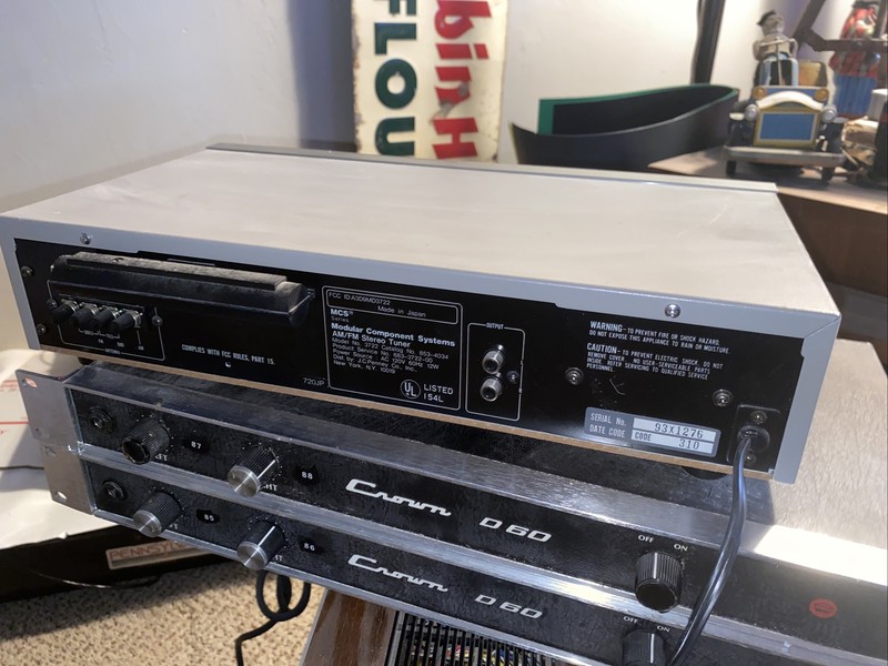 Vintage Modular Components Systems - MCS Series 3722 AM / FM Stereo Tuner Tested gallery
