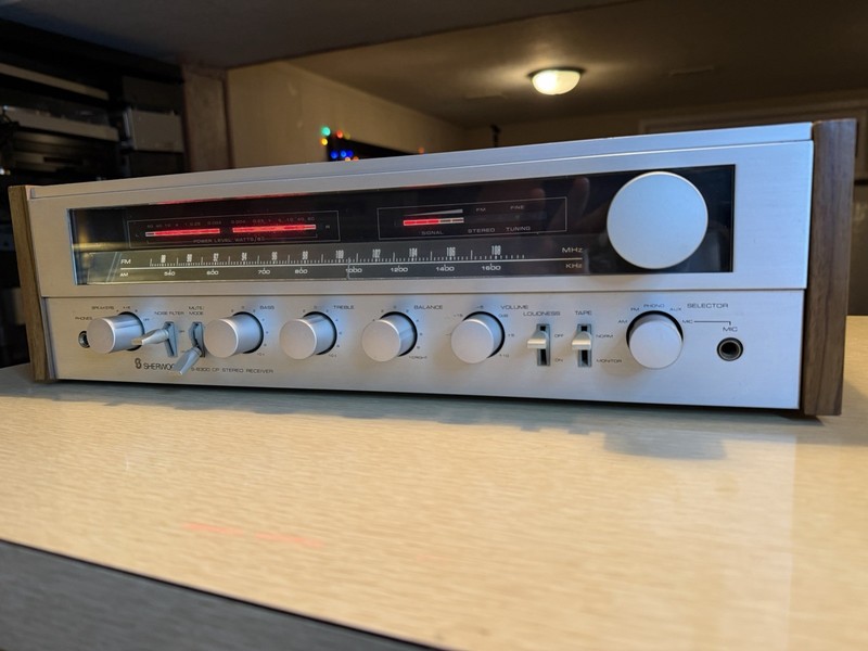 Vintage Sherwood S-8300 CP, 30W AM/FM Stereo Receiver, 1980s. Fresh Service Rare gallery