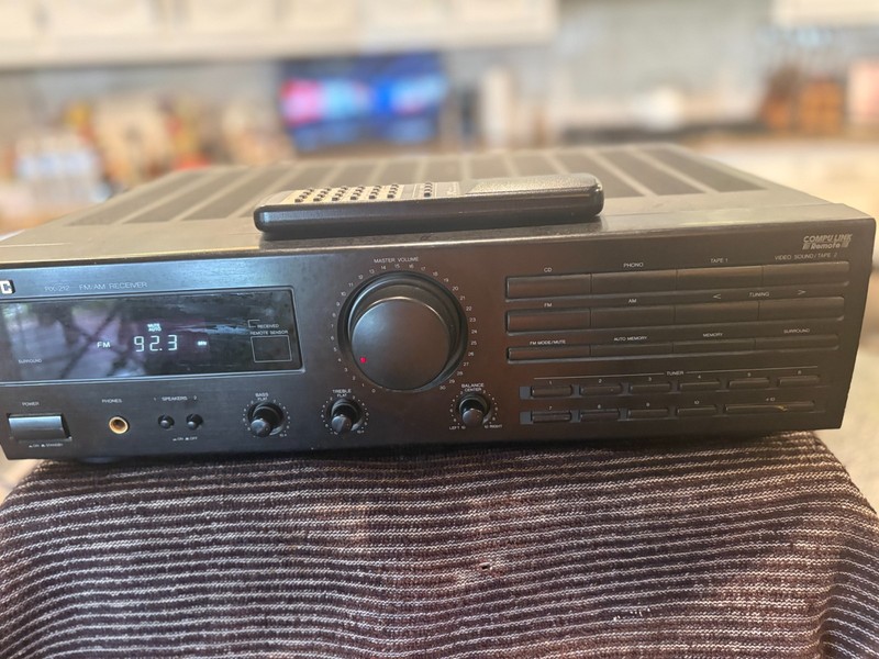 JVC RX-212 FM/AM RECEIVER WITH REMOTE