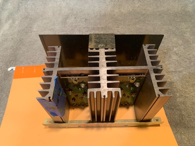 Technics SA-5470 Stereo Receiver Parting Out Heatsink and Outputs
