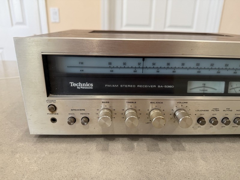 Technics By Panasonic SA-5360 FM/AM Stereo Receiver For Parts gallery