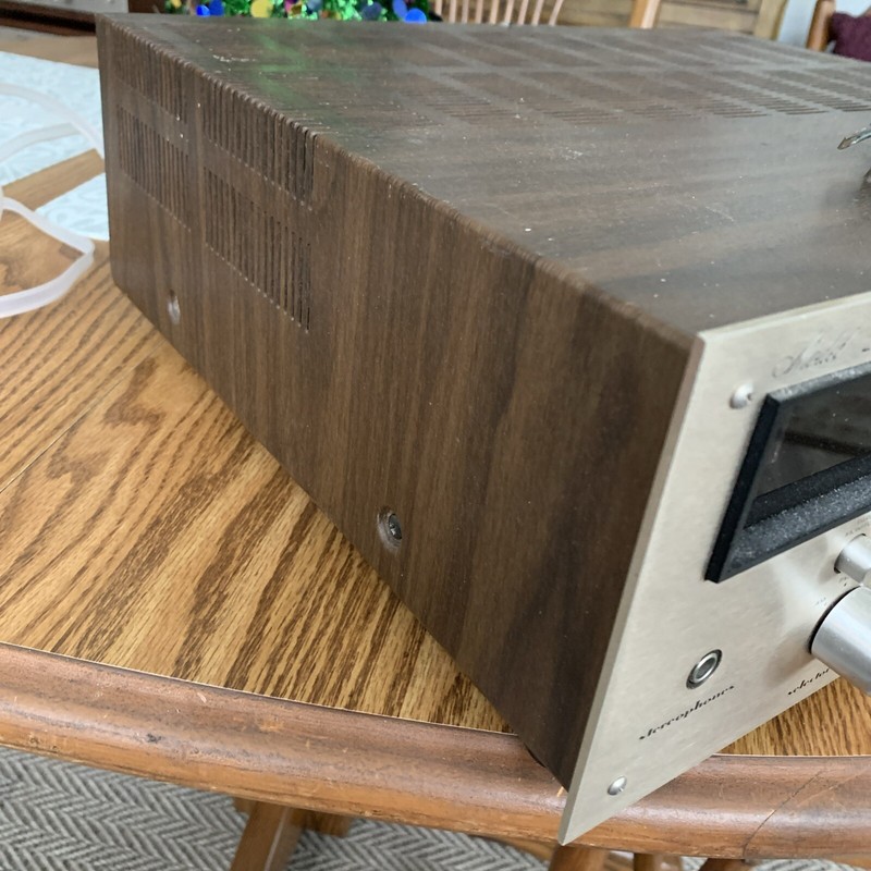 MARANTZ 2215 CHAMPAGNE ENGRAVED FACEPLATE . #622 on assembly Line. gallery