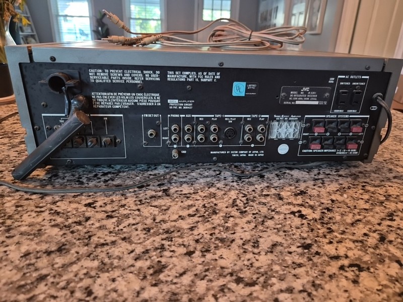 VTG JVC JR-S201 DC-Integrated Receiver with S.E.A Graphic Equalizer PARTS/REPAIR gallery