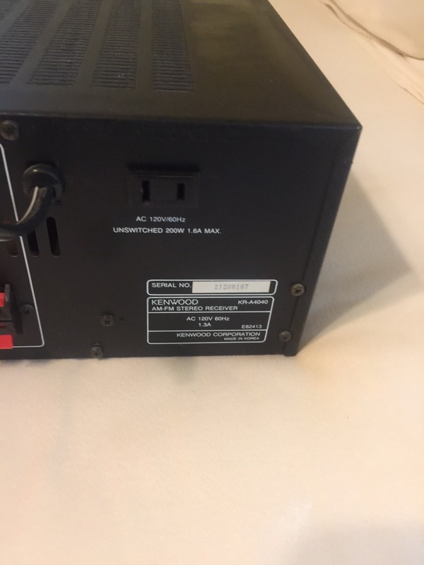 Kenwood KR-A4040 AM-FM Stereo Receiver gallery