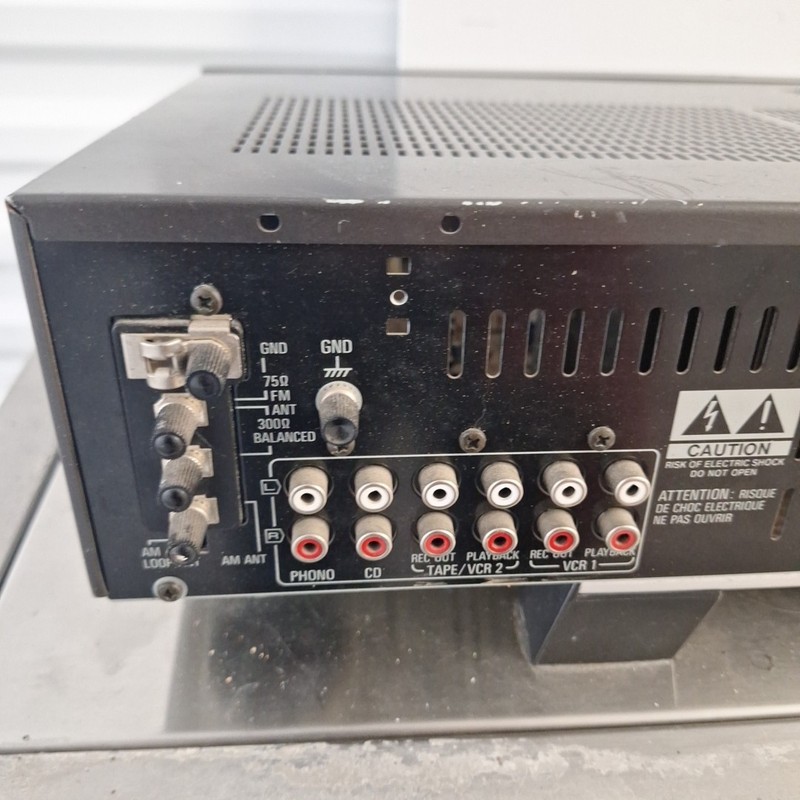 Vintage TECHNICS Quartz Synthesizer AM/FM Stereo RECEIVER # SA-R177 No Remote gallery