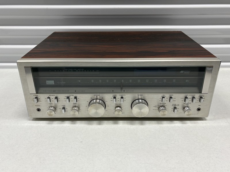 Sansui G-6700 Pure Power DC Stereo Receiver 90WPC Woodgrain - TESTED (Read) gallery