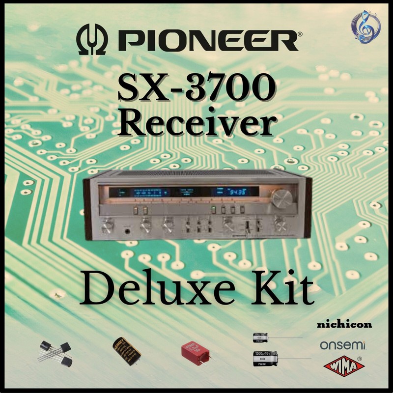Pioneer SX-3700 Receiver Deluxe Upgrade Kit Genuine Parts Restoration