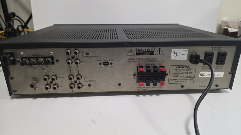 Onkyo TX-37 Quartz Synthesized Tuner AM/FM Stereo Amplifier gallery