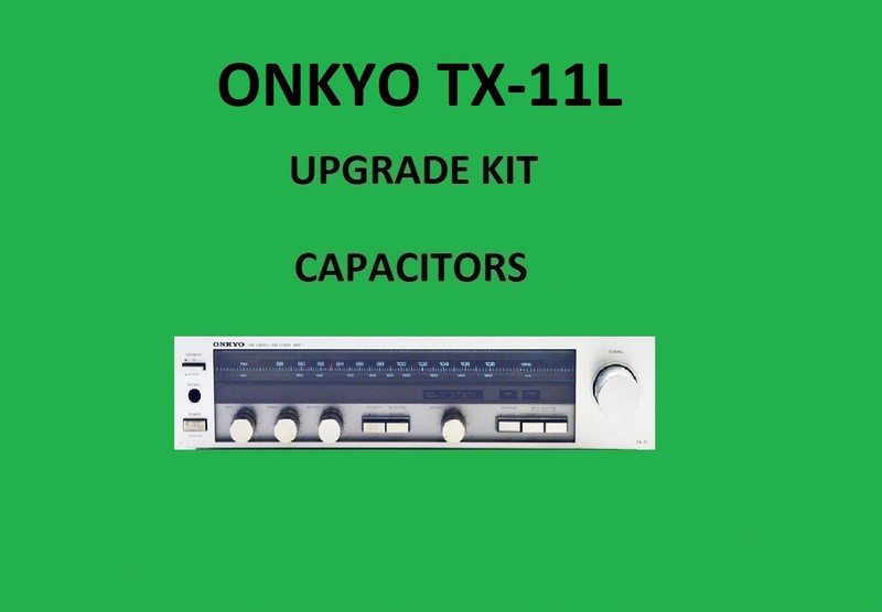 Stereo Receiver ONKYO TX-11L Repair KIT – all capacitors